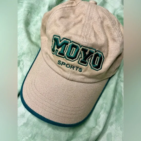 Beige MOYO Sports Dad Hat - Picture 1 of 3